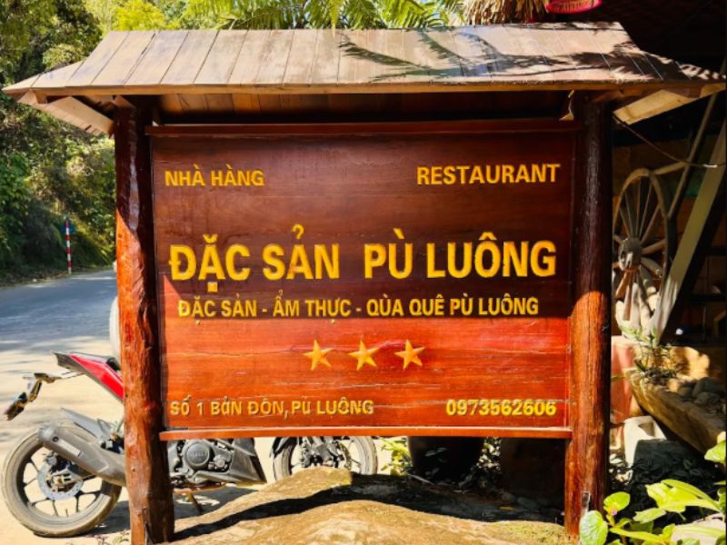 Review nhà hàng đặc sản Pù Luông